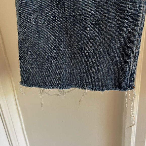 Abercrombie & Fitch Curve Love Ultra High Rise 90s Slim Straight Jean - Picture 6 of 8